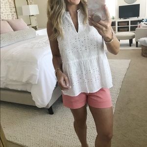 Coral J Crew chino shorts | size 2